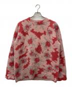 DRIES VAN NOTENドリスヴァンノッテン）の古着「オールオーバーパターンニット」｜ピンク