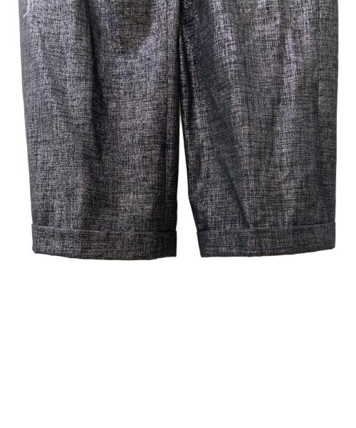 DRIES VAN NOTEN（ドリスヴァンノッテン）DRIES VAN NOTEN (ドリスヴァンノッテン) ラメツイード加工スラックス ブラック サイズ:46の古着・服飾アイテム