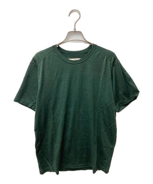 STATIC（スタティック）STATIC (スタティック) ウールTシャツ グリーン サイズ:Sの古着・服飾アイテム