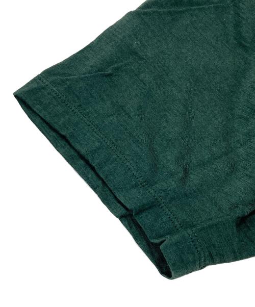 STATIC（スタティック）STATIC (スタティック) ウールTシャツ グリーン サイズ:Sの古着・服飾アイテム