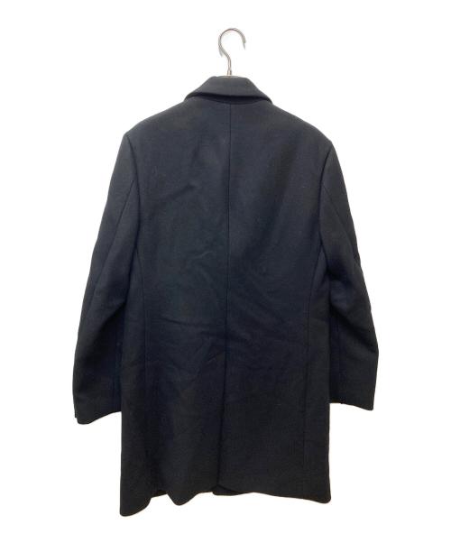 PUBLIC TOKYO（パブリックトウキョウ）PUBLIC TOKYO (パブリックトウキョウ) カシミヤメルトンチェスターコート 600551001 ブラック サイズ:2の古着・服飾アイテム