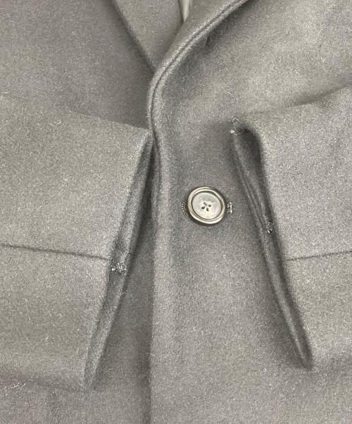 PUBLIC TOKYO（パブリックトウキョウ）PUBLIC TOKYO (パブリックトウキョウ) カシミヤメルトンチェスターコート 600551001 ブラック サイズ:2の古着・服飾アイテム