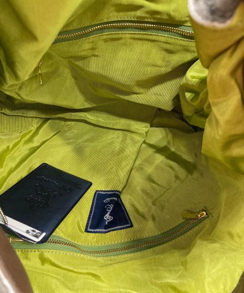 Accessoires De Mademoiselle（アクセソワ・ドゥ・マドモアゼル）Accessoires De Mademoiselle (アクセソワ・ドゥ・マドモアゼル) ムートンバッグ グレーの古着・服飾アイテム