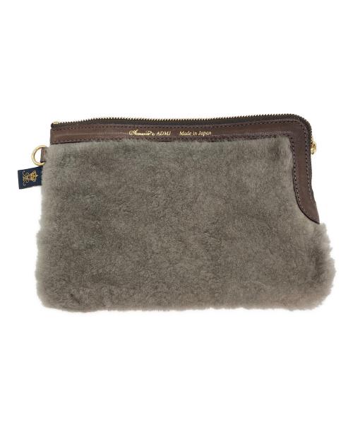 Accessoires De Mademoiselle（アクセソワ・ドゥ・マドモアゼル）Accessoires De Mademoiselle (アクセソワ・ドゥ・マドモアゼル) ムートンバッグ グレーの古着・服飾アイテム