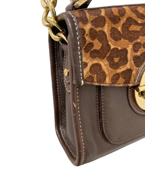 MICHAEL MICHAEL KORS（マイケル マイケルコース）MICHAEL MICHAEL KORS (マイケル マイケルコース) 2WAYバッグ ブラウンの古着・服飾アイテム