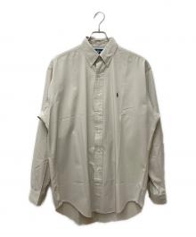 RALPH LAUREN（ラルフローレン）の古着「ボタンダウンシャツ」｜ベージュ