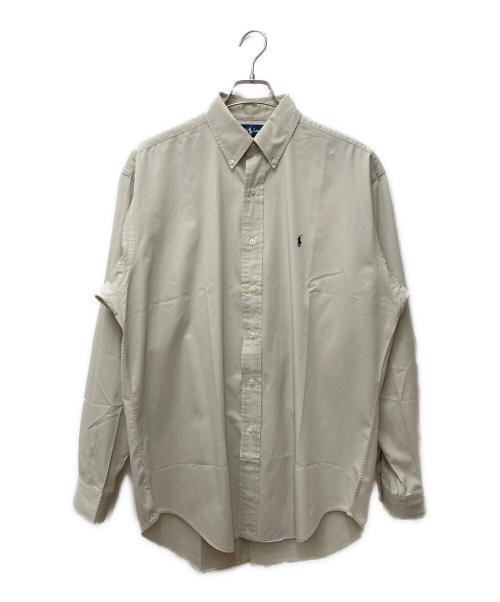 RALPH LAUREN（ラルフローレン）RALPH LAUREN (ラルフローレン) ボタンダウンシャツ ベージュ サイズ:Mの古着・服飾アイテム