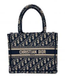 Christian Dior（クリスチャン ディオール）の古着「オブリーク ブックトートスモール」｜ブルー