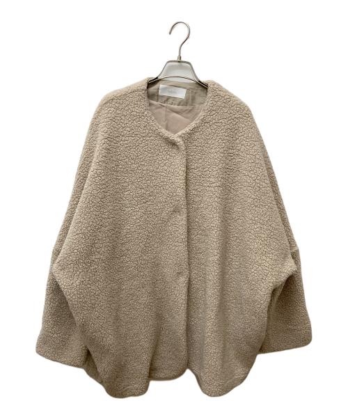 habille（アビエ）habille (アビエ) ブークレショートコート HA34UC01 ベージュ サイズ:サイズ表記なしの古着・服飾アイテム