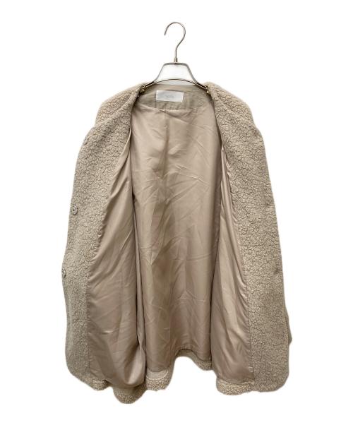 habille（アビエ）habille (アビエ) ブークレショートコート HA34UC01 ベージュ サイズ:サイズ表記なしの古着・服飾アイテム
