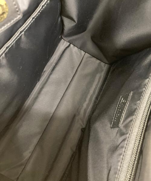 Leilian（レリアン）Leilian (レリアン) オリジナルプリントトートバッグ ブラックの古着・服飾アイテム