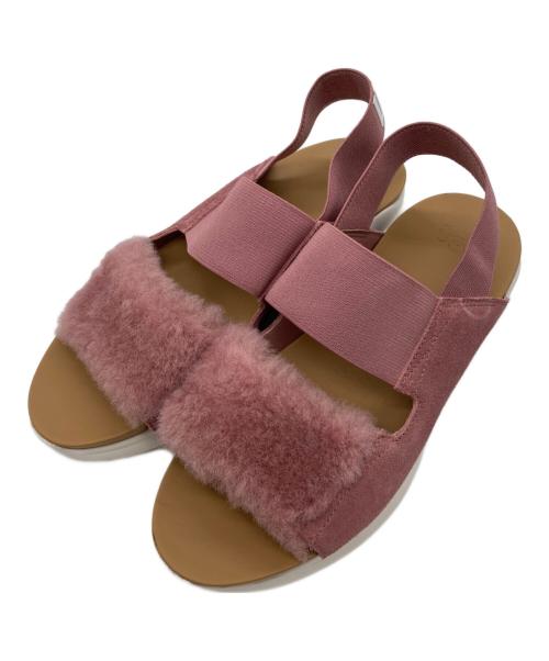 UGG（アグ）UGG (アグ) シルバーレイクサンダル ピンク サイズ:24の古着・服飾アイテム