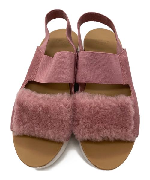 UGG（アグ）UGG (アグ) シルバーレイクサンダル ピンク サイズ:24の古着・服飾アイテム