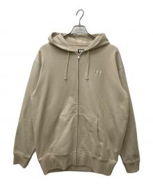 HELLY HANSEN（ヘリーハンセン）の古着「ロゴジップフーディ　HH32241」｜ベージュ