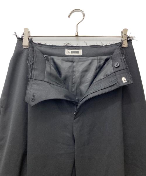 H BEAUTY&YOUTH（エイチ ビューティー&ユース）H BEAUTY&YOUTH (エイチ ビューティー&ユース) TW カットオフパンツ　1614-202-6454 ブラック サイズ:Мの古着・服飾アイテム