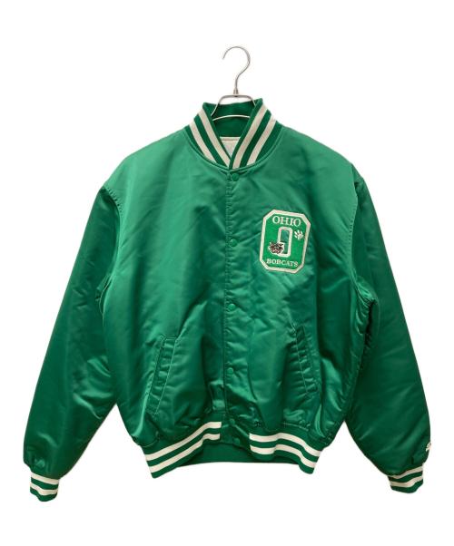 STARTER（スターター）STARTER (スターター) スタジャン グリーン サイズ:XLの古着・服飾アイテム