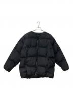 URBAN RESEARCH DOORSアーバンリサーチドアーズ）の古着「ノーカラーミドルブルゾン DR27-27U107」｜ブラック