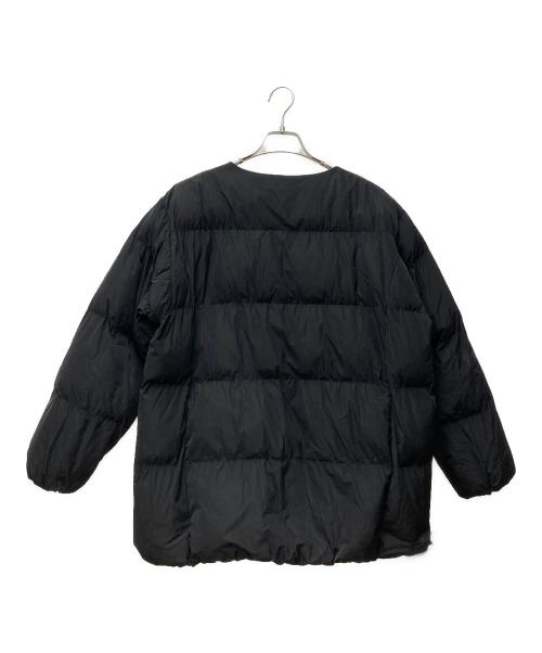 URBAN RESEARCH DOORS（アーバンリサーチドアーズ）URBAN RESEARCH DOORS (アーバンリサーチドアーズ) ノーカラーミドルブルゾン DR27-27U107 ブラック サイズ:Mの古着・服飾アイテム