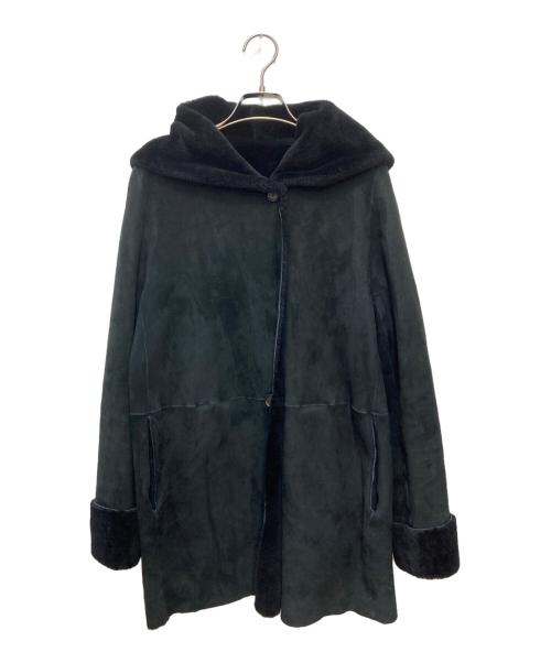 unknown（アンノーン）unknown (アンノウン) シープスキンムートンコート ブラック サイズ:表記無の古着・服飾アイテム