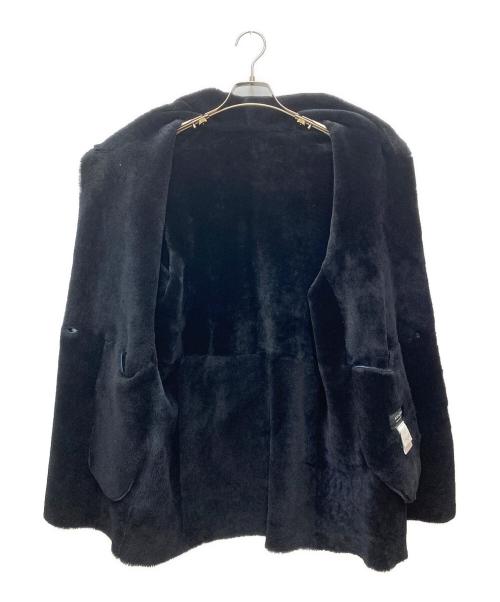 unknown（アンノーン）unknown (アンノウン) シープスキンムートンコート ブラック サイズ:表記無の古着・服飾アイテム