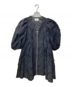 中古・古着通販】MIU MIU (ミュウミュウ) シルクワンピース ブラック