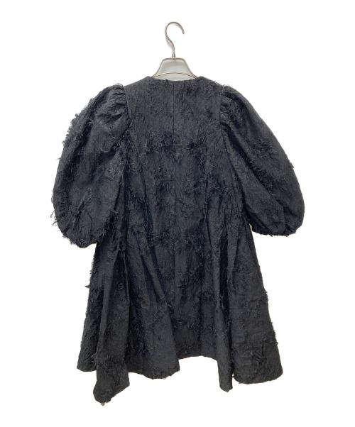 Arobe（アローブ）Arobe (アローブ) フリンジ 2WAY ミニ ワンピース 1190307 ブラック サイズ:2の古着・服飾アイテム