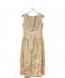 HER LIP TO（ハーリップトゥ）の古着「Tulip Cotton Blend Midi Dress 1222305057」｜ベージュ