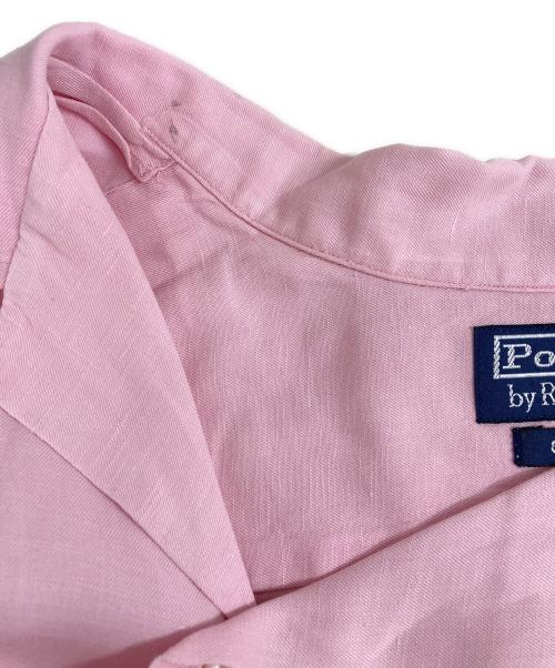 POLO RALPH LAUREN（ポロ・ラルフローレン）POLO RALPH LAUREN (ポロ・ラルフローレン) CALDWELL 半袖オープンカラーシャツ ピンク サイズ:Lの古着・服飾アイテム