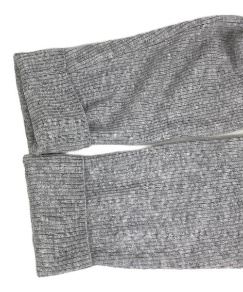 mizuiro-ind（ミズイロインド）mizuiro-ind (ミズイロインド) シャツカラーリブニット プルオーバー 4-228826 グレー サイズ:表記無しの古着・服飾アイテム