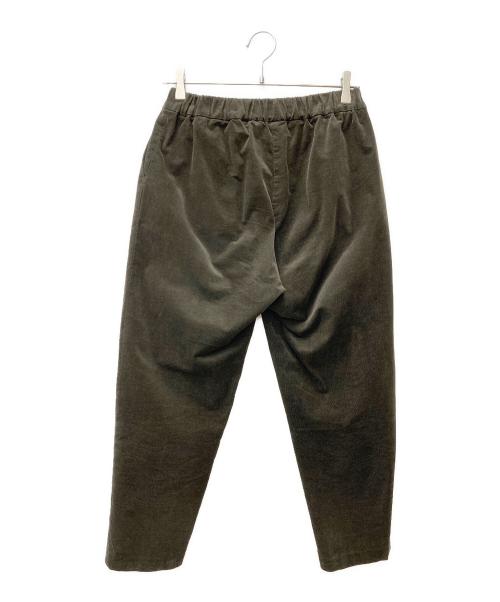 mizuiro-ind（ミズイロインド）mizuiro-ind (ミズイロインド) コーデュロイテーパードパンツ グリーン サイズ:2の古着・服飾アイテム