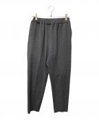 mizuiro-indミズイロインド）の古着「千鳥柄テーパードパンツ」｜グレー