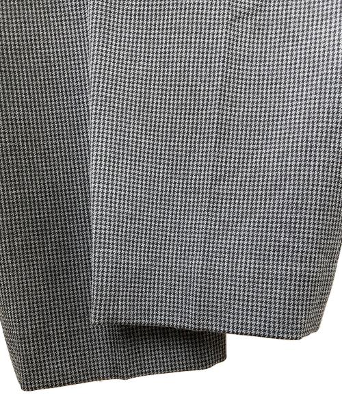 mizuiro-ind（ミズイロインド）mizuiro-ind (ミズイロインド) 千鳥柄テーパードパンツ グレー サイズ:1の古着・服飾アイテム