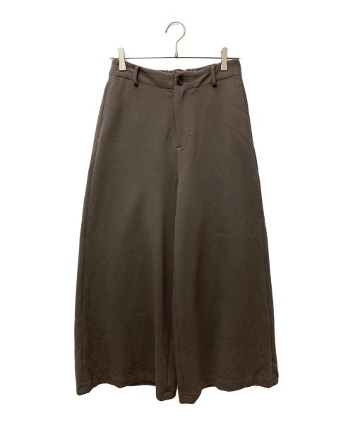 mizuiro-ind（ミズイロインド）mizuiro-ind (ミズイロインド) ワイドパンツ ブラウン サイズ:2の古着・服飾アイテム