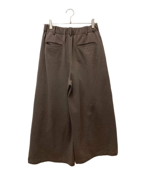 mizuiro-ind（ミズイロインド）mizuiro-ind (ミズイロインド) ワイドパンツ ブラウン サイズ:2の古着・服飾アイテム