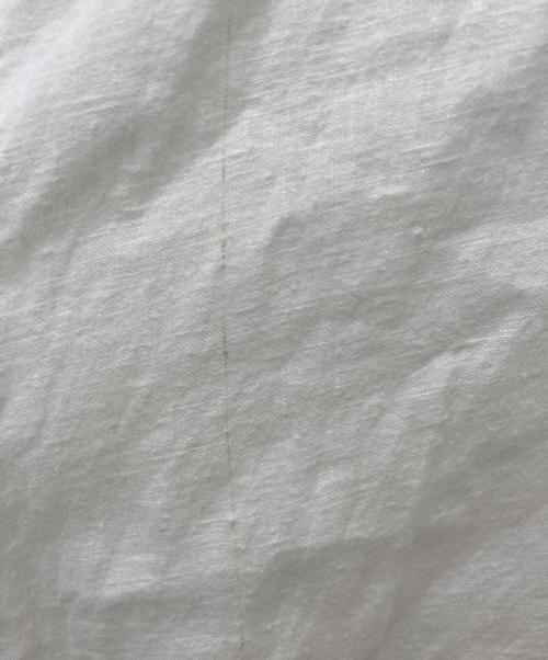 mizuiro-ind（ミズイロインド）mizuiro-ind (ミズイロインド) リネンプルオーバーシャツワンピース ホワイト サイズ:不明の古着・服飾アイテム