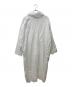 mizuiro-ind (ミズイロインド) リネンプルオーバーシャツワンピース ホワイト サイズ:不明：5000円
