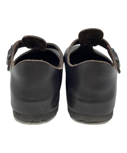 BIRKENSTOCK（ビルケンシュトック）BIRKENSTOCK (ビルケンシュトック) レザーサンダル ブラウン サイズ:23.5の古着・服飾アイテム