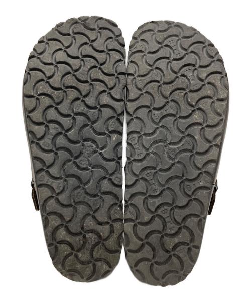 BIRKENSTOCK（ビルケンシュトック）BIRKENSTOCK (ビルケンシュトック) レザーサンダル ブラウン サイズ:23.5の古着・服飾アイテム
