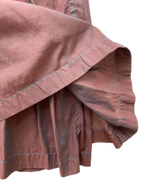 me ISSEY MIYAKE（ミーイッセイ ミヤケ）me ISSEY MIYAKE (ミーイッセイ ミヤケ) カリフラワーフレアスカート MI94FG761 ブラウン サイズ:サイズ表記なしの古着・服飾アイテム