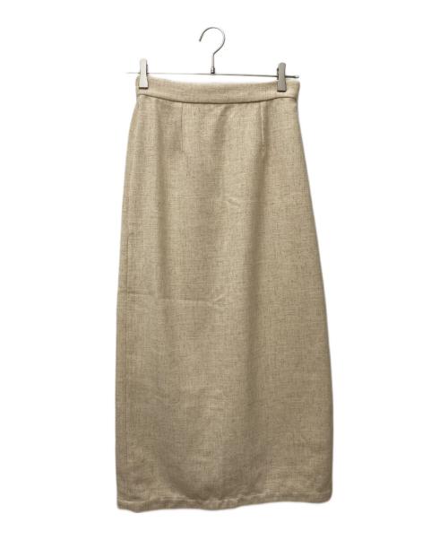 OLLUN（オルン）OLLUN (オルン) リネンロングスカート OLYUY0424002 ベージュ サイズ:FREEの古着・服飾アイテム