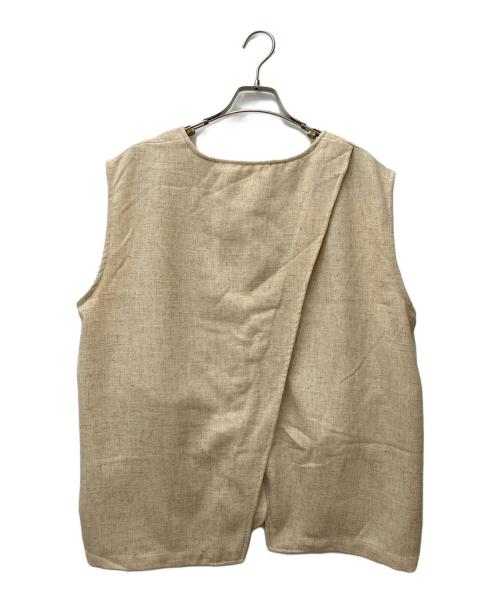 OLLUN（オルン）OLLUN (オルン) リネンジレ OLYUY0424001 ベージュ サイズ:Sの古着・服飾アイテム