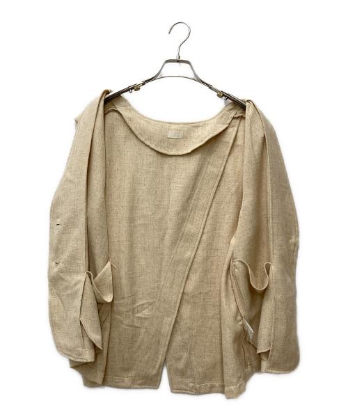 OLLUN（オルン）OLLUN (オルン) リネンジレ OLYUY0424001 ベージュ サイズ:Sの古着・服飾アイテム