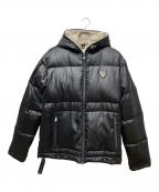 EMPORIO ARMANIエンポリオアルマーニ）の古着「ワッペン付きダウンジャケット」｜ブラック