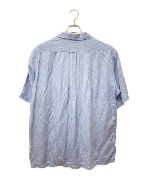 POLO RALPH LAUREN（ポロ・ラルフローレン）POLO RALPH LAUREN (ポロ・ラルフローレン) CALDWELL 半袖オープンカラーシャツ ブルー サイズ:Mの古着・服飾アイテム