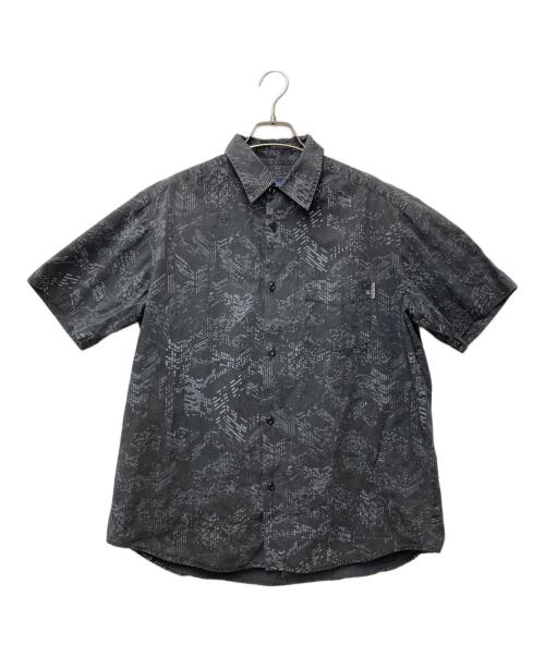 stussy（ステューシー）stussy (ステューシー) 総柄半袖シャツ グレー サイズ:Lの古着・服飾アイテム