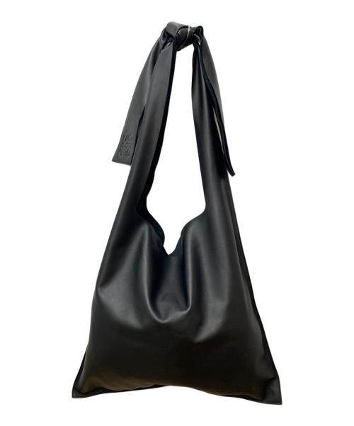 LOEWE（ロエベ）LOEWE (ロエベ) BOW OVERSIZED NAPPA LEATHER TOTE BAG ブラックの古着・服飾アイテム