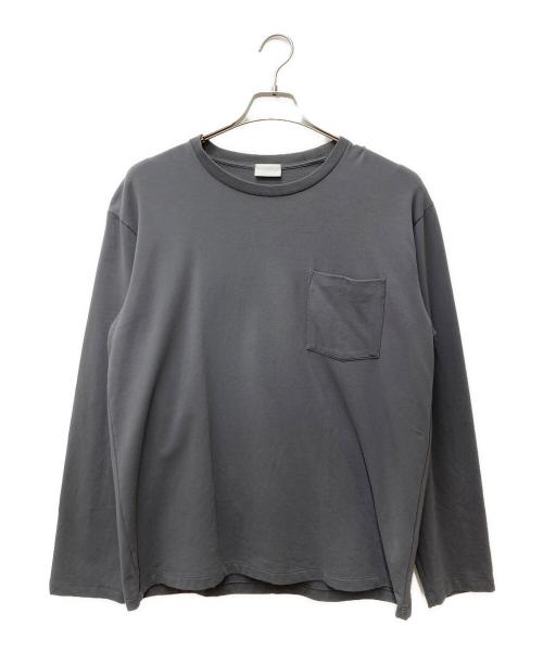 handvaerk（ハンドバーク）handvaerk (ハンドバーク) ロングスリーブカットソー PE-003 グレー サイズ:Mの古着・服飾アイテム
