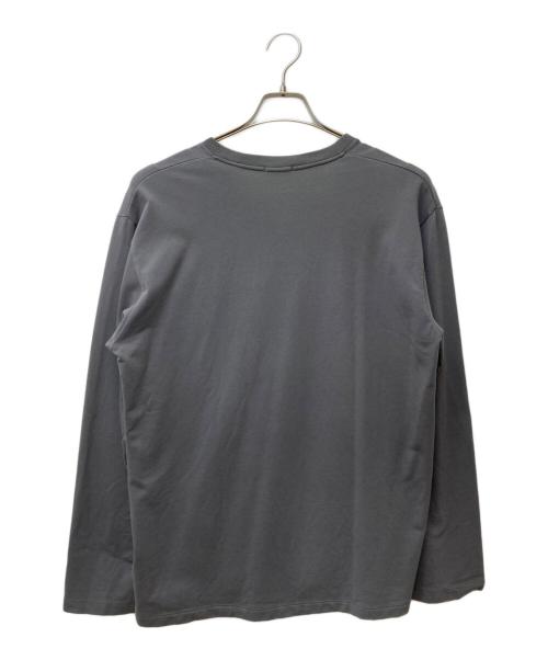 handvaerk（ハンドバーク）handvaerk (ハンドバーク) ロングスリーブカットソー PE-003 グレー サイズ:Mの古着・服飾アイテム
