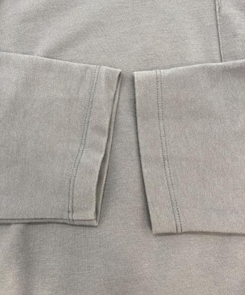 handvaerk（ハンドバーク）handvaerk (ハンドバーク) ロングスリーブカットソー PE-003 グレー サイズ:Mの古着・服飾アイテム
