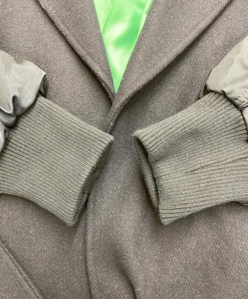 ZARA（ザラ）ZARA (ザラ) ドッキングチェスターコート　7522/251/401 ネイビー サイズ:Lの古着・服飾アイテム